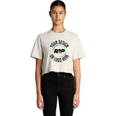 AS Colour Wo's Heavy Faded Crop Tee 4089